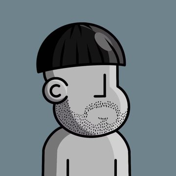 The image features a cartoon character with a beard, wearing a black hat that covers his eyes. The character appears to be a man or a boy, possibly a cartoon character from Spaceriders. The caption of the image reads "Every @npconchain needs an @SpaceRiders XYZ @zubic_eth has always been a class act and has continued to push Spacersiders year after year". This suggests that the character is a member of the Spacersiders team, who have been known for their dedication to the game.