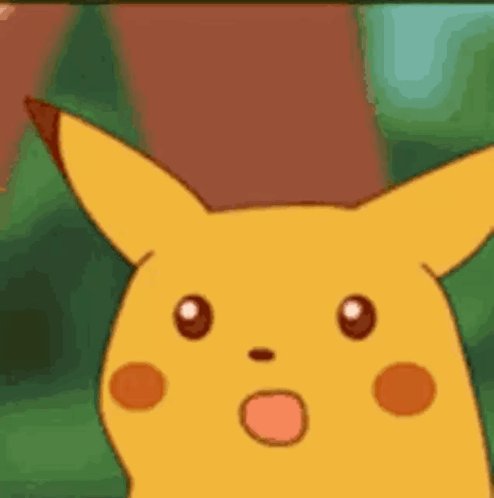 The image features a cartoon character of Pikachu with his mouth open wide as if surprised or excited. The background consists of green trees, which adds a natural element to the scene. The caption below the image reads "The only thing I own on Solana right now is $CARDS @Collector_Crypt Pokémon is for real, man." This suggests that the character Pikachu might be discussing his collection of Pokémon cards or expressing excitement about them in some way.