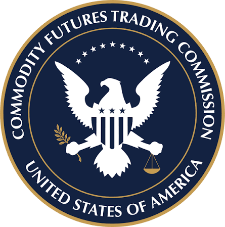 The image displays the official seal of the United States Commodity Futures Trading Commission (CFTC), featuring a bald eagle holding an olive branch and scales of justice, surrounded by the agency's name and "United States of America."

This seal directly relates to the post, which announces the CFTC's intention to continue advancing crypto regulations even after the Senate blocked the CLARITY Act, signaling that U.S. regulatory momentum on digital assets like XRP, XLM, and HBAR remains active.