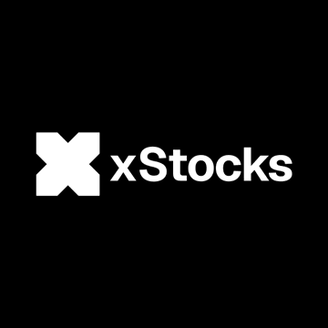 The image features a black background with white text that reads "XStocks". The text is capitalized, making it stand out against the dark backdrop. Below the text, there are two numbers written in white - $86M and $85M respectively. These numbers represent the value of Solana's equities at the end of April and May. The post also mentions that traditional equities have been moving onchain and that the chain they're choosing is clear.
