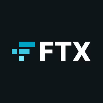 The FTX logo displayed in white and blue text on a black background.