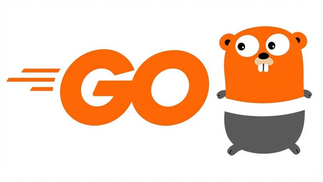 The image features the Go programming language logo (an orange "GO" with motion lines) alongside the Go gopher mascot, representing the language used in "go-monblob v1.1.0," a standalone Monero transaction blob parser written in Go.