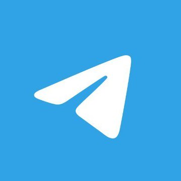 The image shows the Telegram logo—a white paper plane icon on a blue background—which represents the messaging platform being warned about in the PSA regarding unofficial BuildOnStellar Telegram channels.