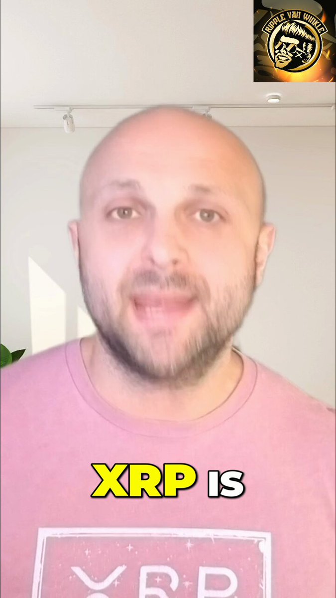The image features a man wearing a pink shirt with yellow text that says "XRP is sitting at most undervalued zone since December 202 0". The caption below the photo reads, "XRP sitting at most undervalued zone since December 202 0". This suggests that XRP's value has been affected by market conditions and that it might be undervalued compared to other cryptocurrencies.