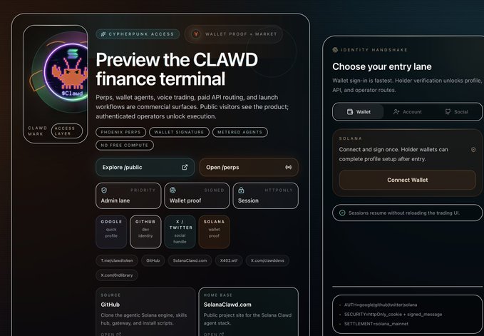 ?"Bros I forked Privy to do this. x402.wtf log the fuck in with your dev". The main subject of the photo appears to be a screenshot from another website which is related to financial transactions, as evident by its title "Peer-to-Peer Finance Terminal".