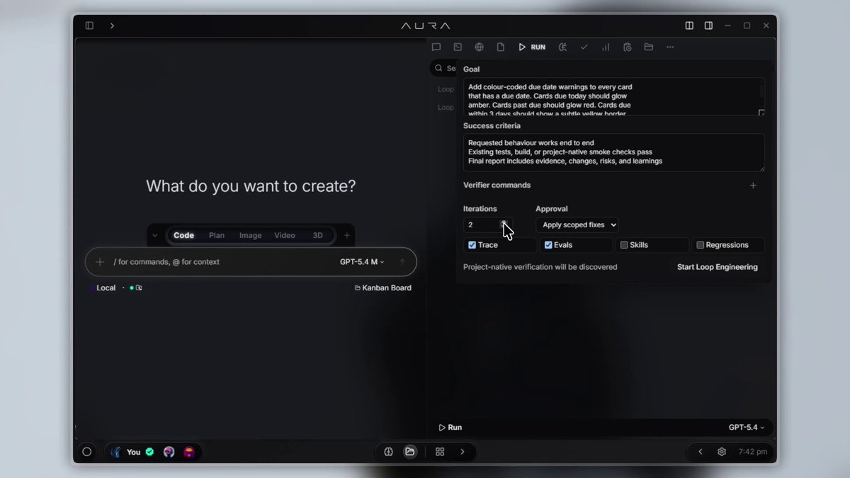 The image shows a computer screen with two windows open, one of which displays a message asking if the user wants to create something new or edit an existing file. The other window has a document open that says "What do you want to create?" in the top left corner and "What do you want to edit?" in the bottom right corner. The background is black with white text, making it easy for users to read the message on the screen.