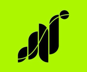 A black logo featuring stylized interconnected letters 'j', 'i', 'l', 'a', and 'p' against a bright green background.