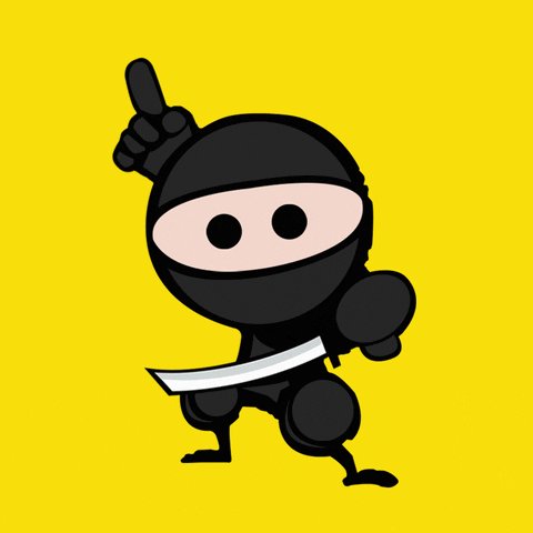 The image depicts a young black ninja character, wearing a mask and holding a sword. They appear to be fighting or engaging in combat against an unseen opponent. The background of the image is yellow, which contrasts with the black elements of the character and the sword they are wielding. In the accompanying text, there's information about an online purchase made on eBay for 23,000 dollars worth of anime merchandise. This suggests that this product was bought from a seller on eBay in exchange for $23,000 worth of anime collectibles or merchandise.