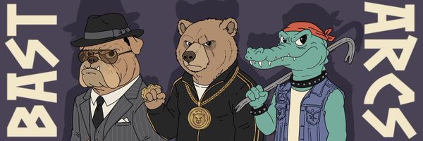 An illustration of three anthropomorphic characters—a bulldog, a bear with a gold chain, and a crocodile in a denim vest—with the text 'EAST BARS' and 'EAST BARS' on the sides.