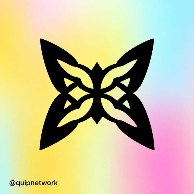 The image features a black silhouette of a butterfly shape against a colorful background, which includes a gradient transition from yellow at the top-left corner to blue and pink towards the bottom-right corner. The butterfly-shaped design is placed centrally within this vibrant backdrop.