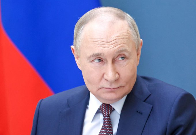 Russian President Putin is pictured, reflecting the news that he signed a law regulating crypto in Russia, ahead of the US's own "Crypto Clarity Act."