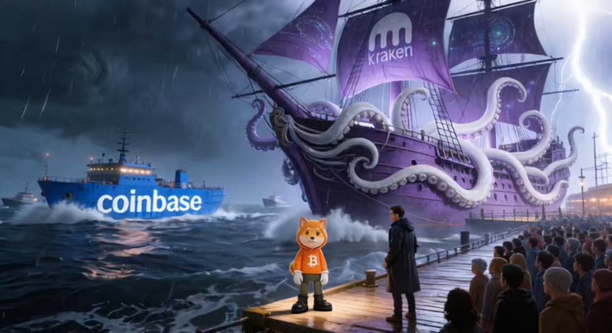 ikraen, a purple and white ship with a dragon head on its bow, sails through stormy seas, accompanied by a man in an orange shirt and a crowd of people observing from the deck.